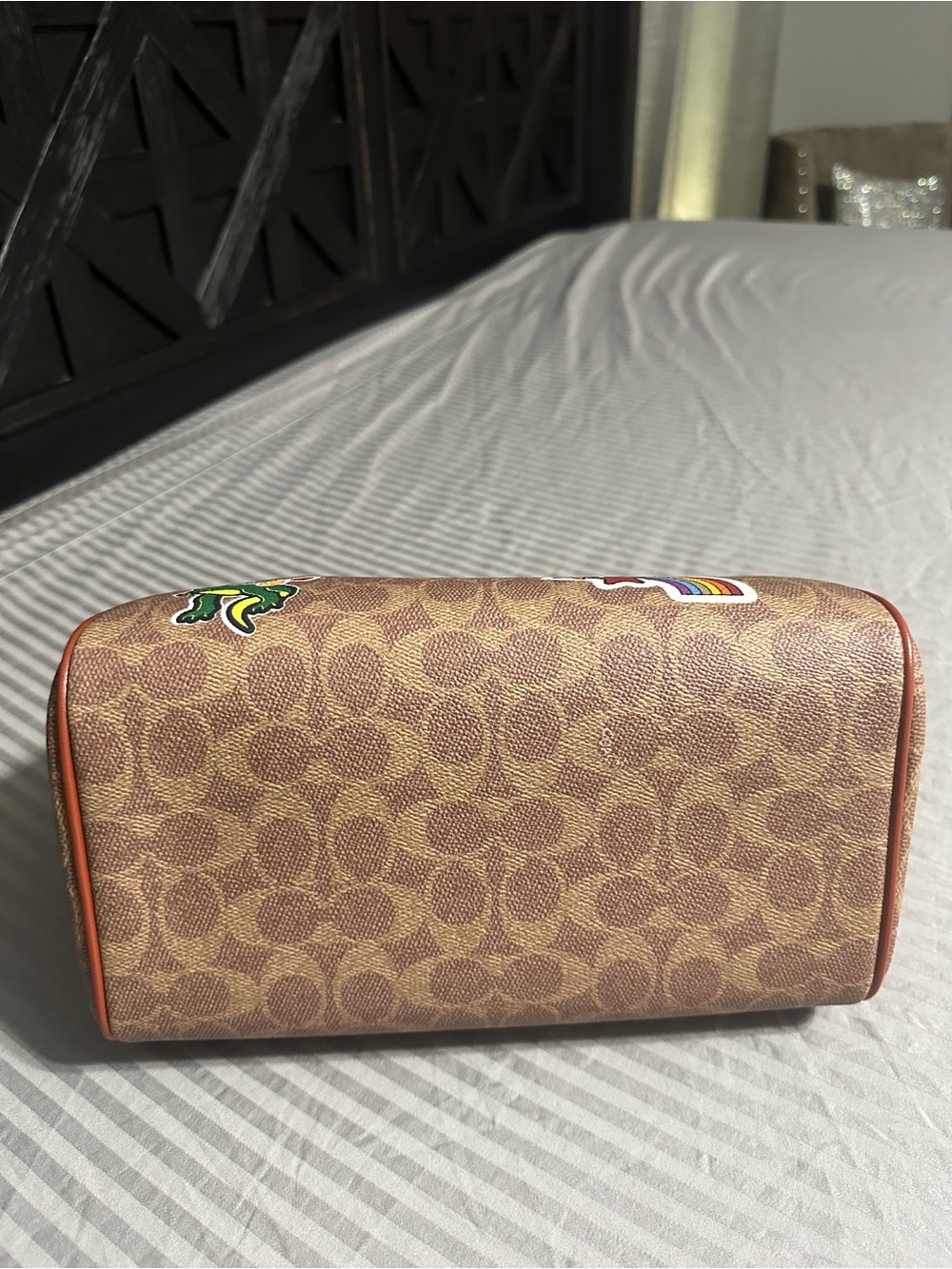 COACH Sticker Print Rowan & Matching Wrislet - Picture 4 of 15